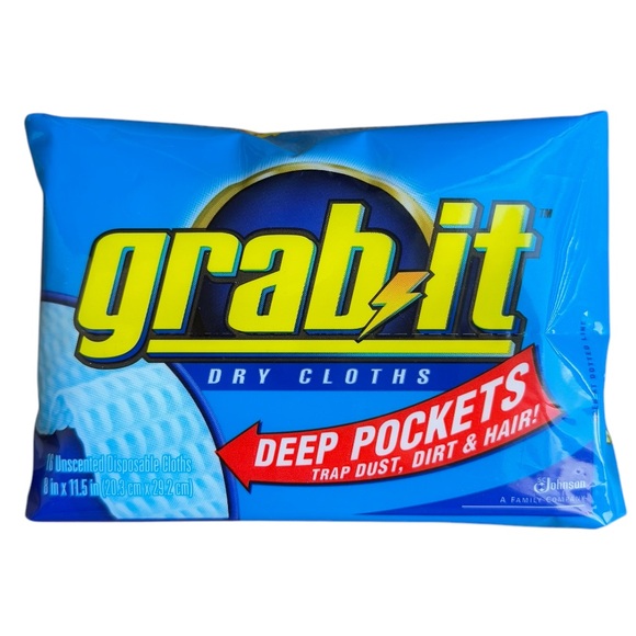 Grab It SC Johnson vtg discontinued dry cloths 16 New NWT 2004 - Picture 1 of 6